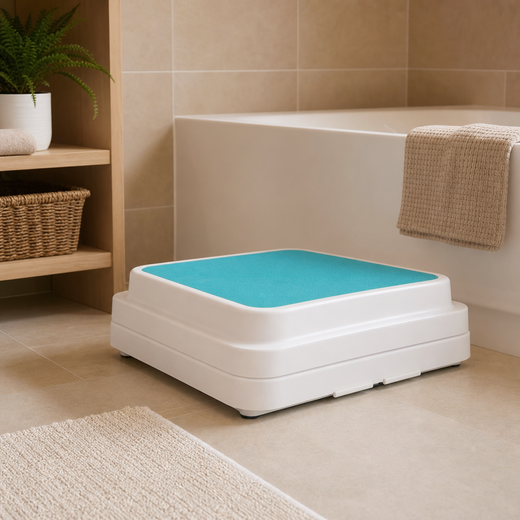 Modular Bath Step – Stable, Stackable Bathroom Safety Step